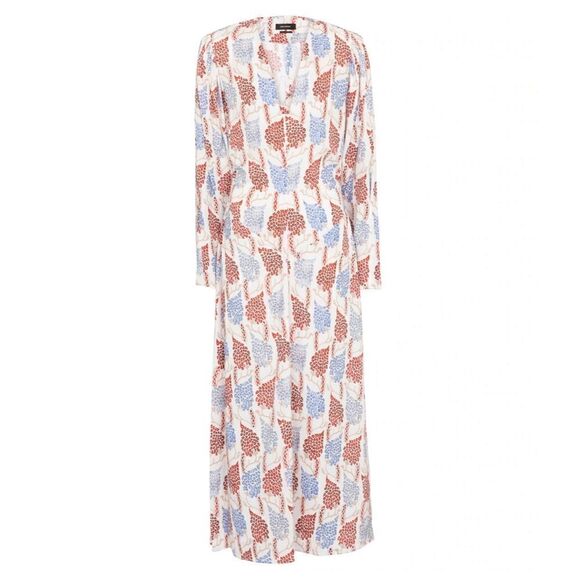 NWT ISABEL MARANT Bagenia Printed Midi Dress Size 40/ US Large - Picture 12 of 16